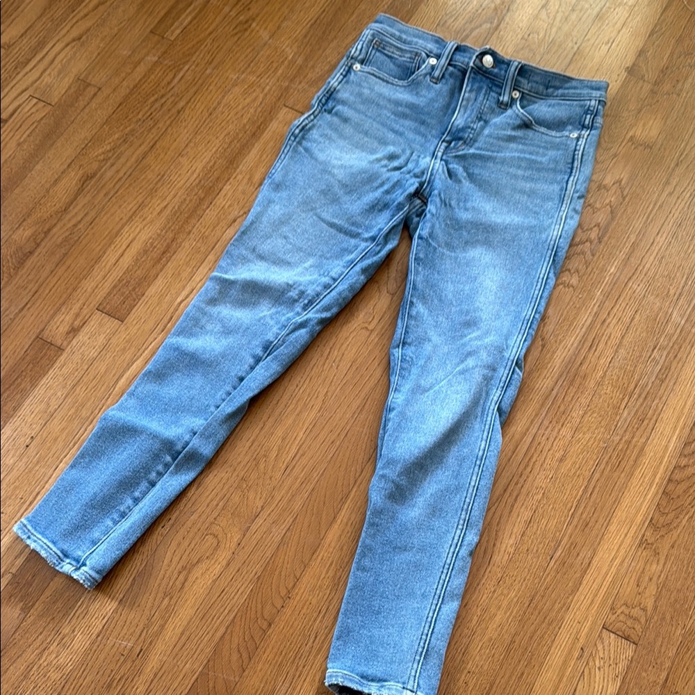 Madewell Blue Skinny Jeans